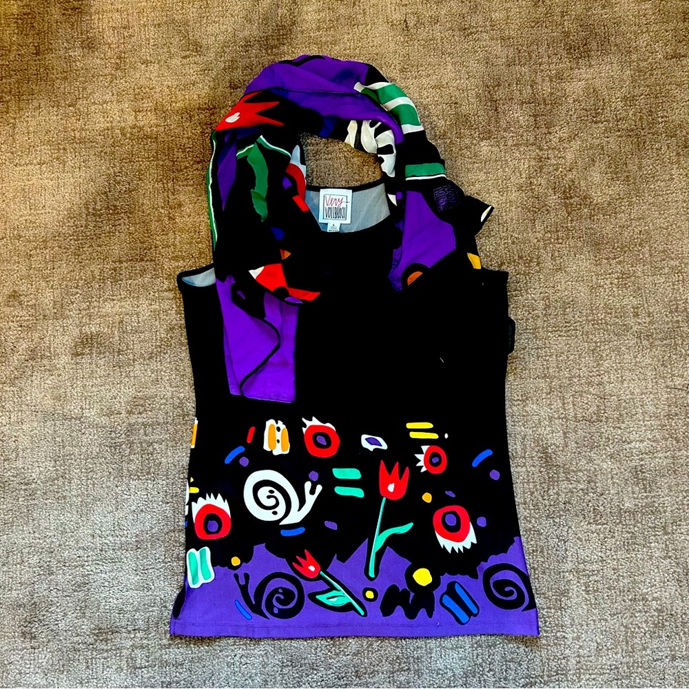 Very Vollbracht Tank and Scarf Set 💜